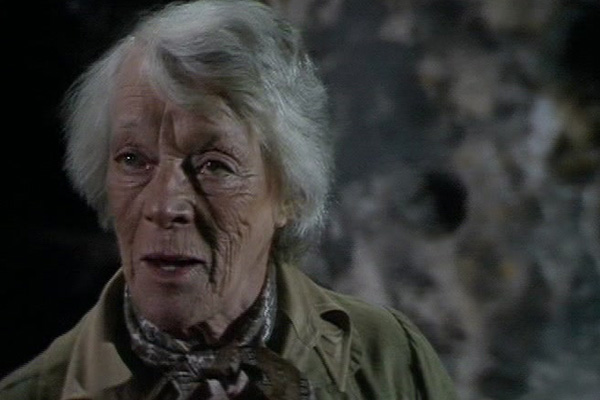 Professor Rumford played by Beatrix Lehmann in Doctor Who: The Stones of Blood