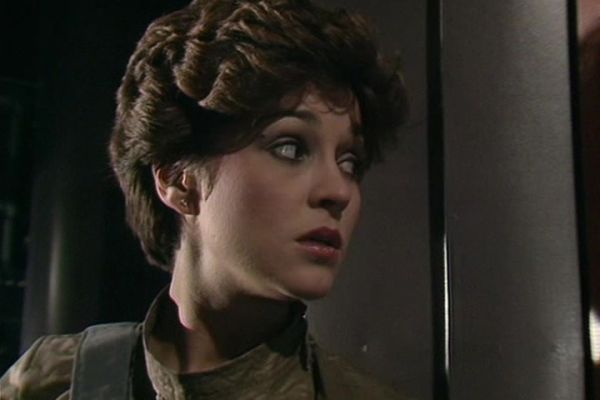Tegan Jovanka played by Janet Fielding in Doctor Who: Earthshock