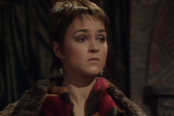Tegan Jovanka played by Janet Fielding in Doctor Who: The King's Demons