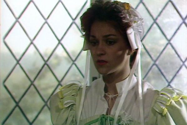 Tegan Jovanka played by Janet Fielding in Doctor Who: The Awakening