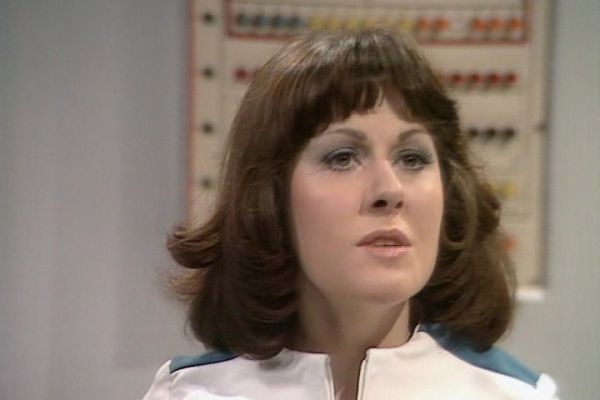 Sarah Jane Smith played by Elisabeth Sladen in Doctor Who: The Ark in Space