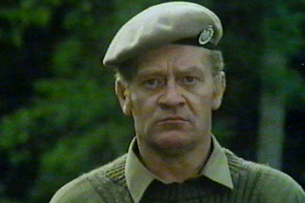Corporal Adams played by Max Faulkner in Doctor Who: The Android Invasion