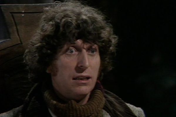 Fourth Doctor played by Tom Baker in Doctor Who: The Brain of Morbius