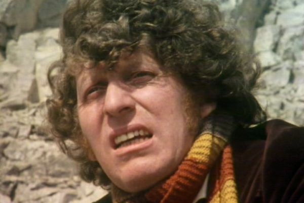 Fourth Doctor played by Tom Baker in Doctor Who: The Hand of Fear