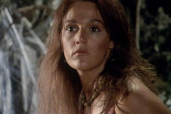 Leela played by Louise Jameson in Doctor Who: The Face of Evil