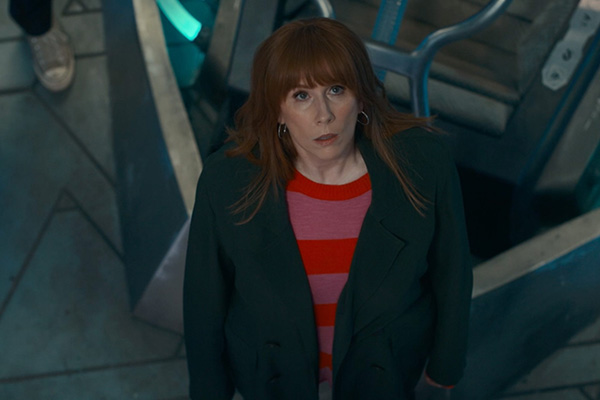 Donna Noble played by Catherine Tate in Doctor Who: Blue Wild Yonder