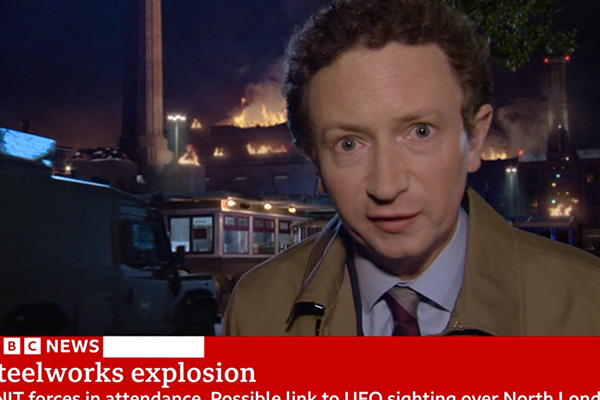 BBC Reporter played by Matt Green in Doctor Who - The Star Beast