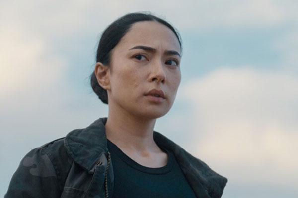 Sergeant Hana Chakri played by Francesca Corney in The War Between the Land and the Sea