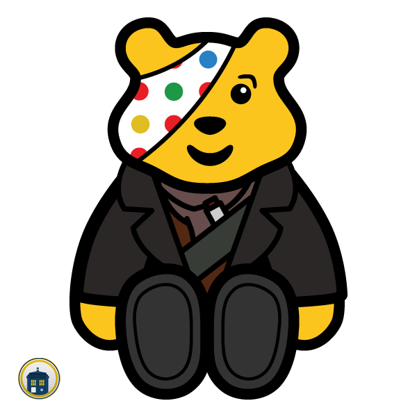 Doctor Who - War Doctor Pudsey Bear