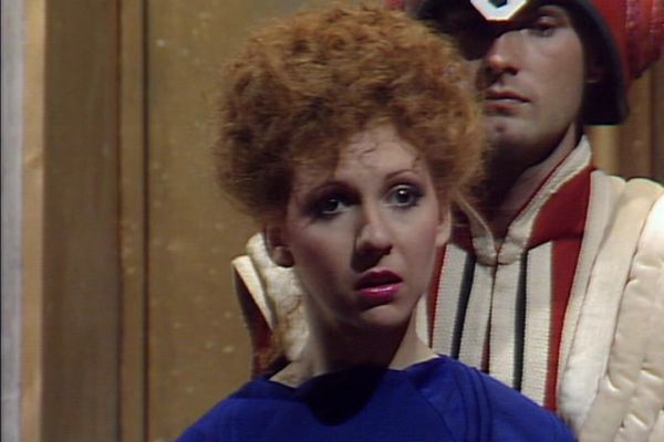Melanie Bush played by Bonnie Langford in Doctor Who: The Ultimate Foe
