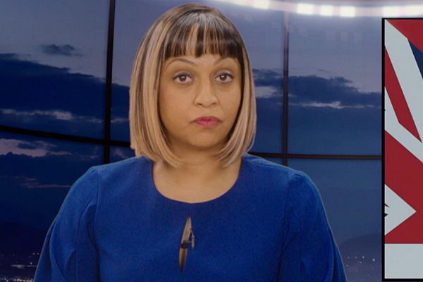 Newsreader played by Deeivya Meir in Doctor Who: Series 14