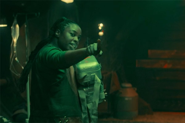 Shago played by Nadine Higgin in Doctor Who: The Robot Revolution