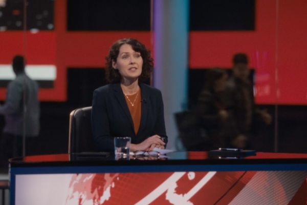 BBC Newsreader played by Jennifer Jones in Doctor Who: Homo Aqua