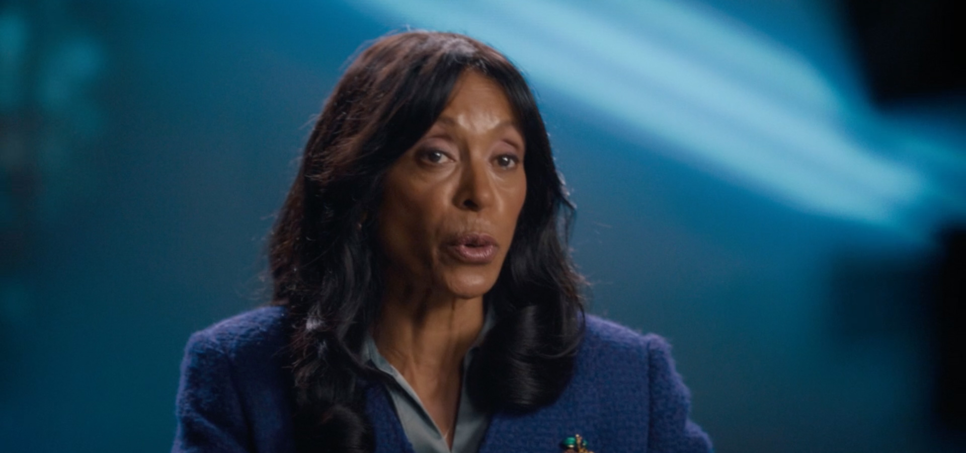 Trinity Wells played by Lachele Carl in Doctor Who: Homo Aqua