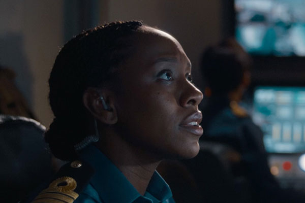 Commander Olivia Harper played by Teri Ann Bobb-Baxter in Doctor Who: The Deep