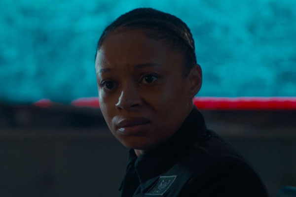 Corporal Jane Hart played by Catherine Garton in Doctor Who: The Witch of the Waterfall