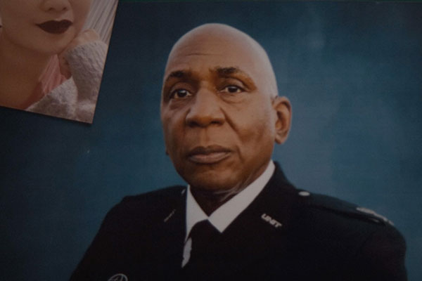 General Austin Pierce played by Colin McFarlane in Doctor Who: The Witch of the Waterfall