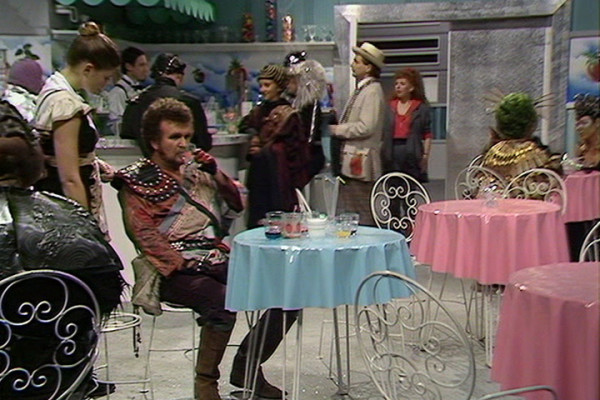 Restaurant from Dragonfire - Part One in Doctor Who