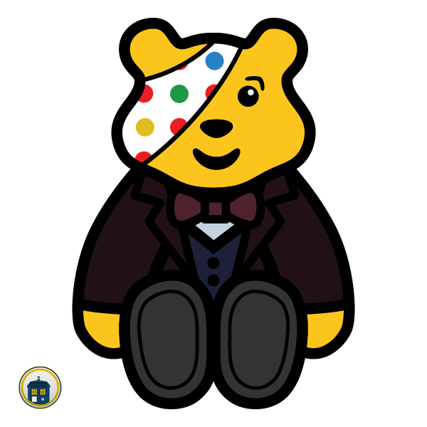 Doctor Who 11th Doctor Pudsey Bear